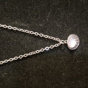 Sapphireskies Designs Sterling & Moonstone Charm Necklace